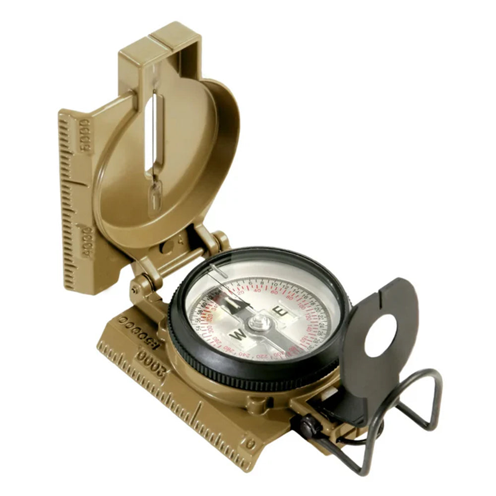 Tritium prism lens compass