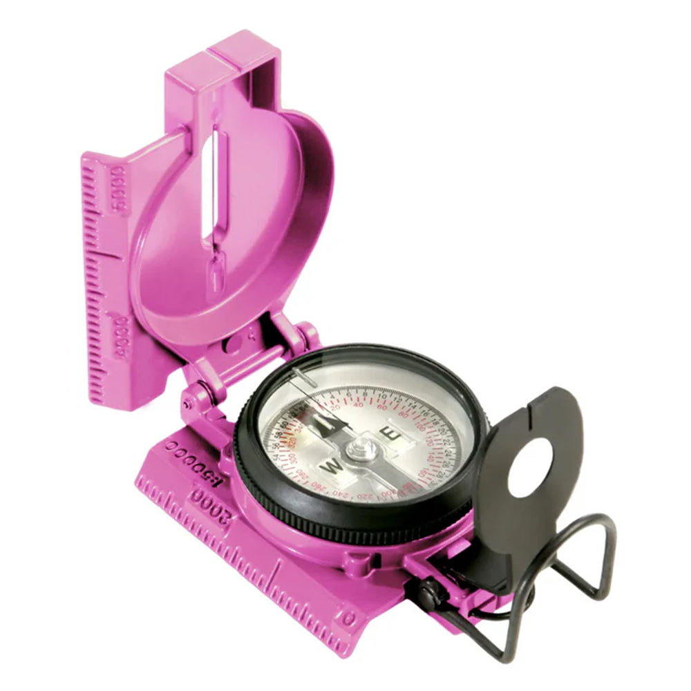 Tritium prism lens compass