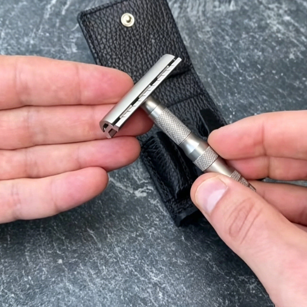 Stainless steel shaver set