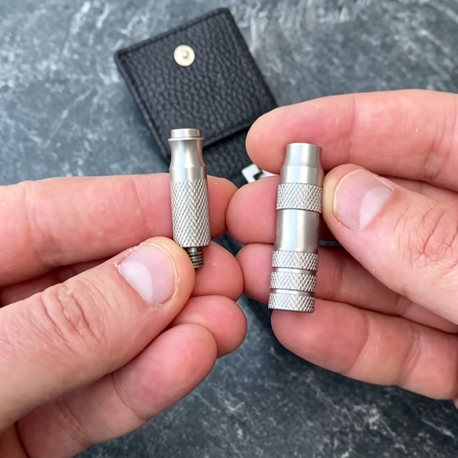 Stainless steel shaver set
