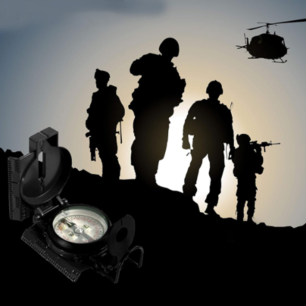 Tritium prism lens compass