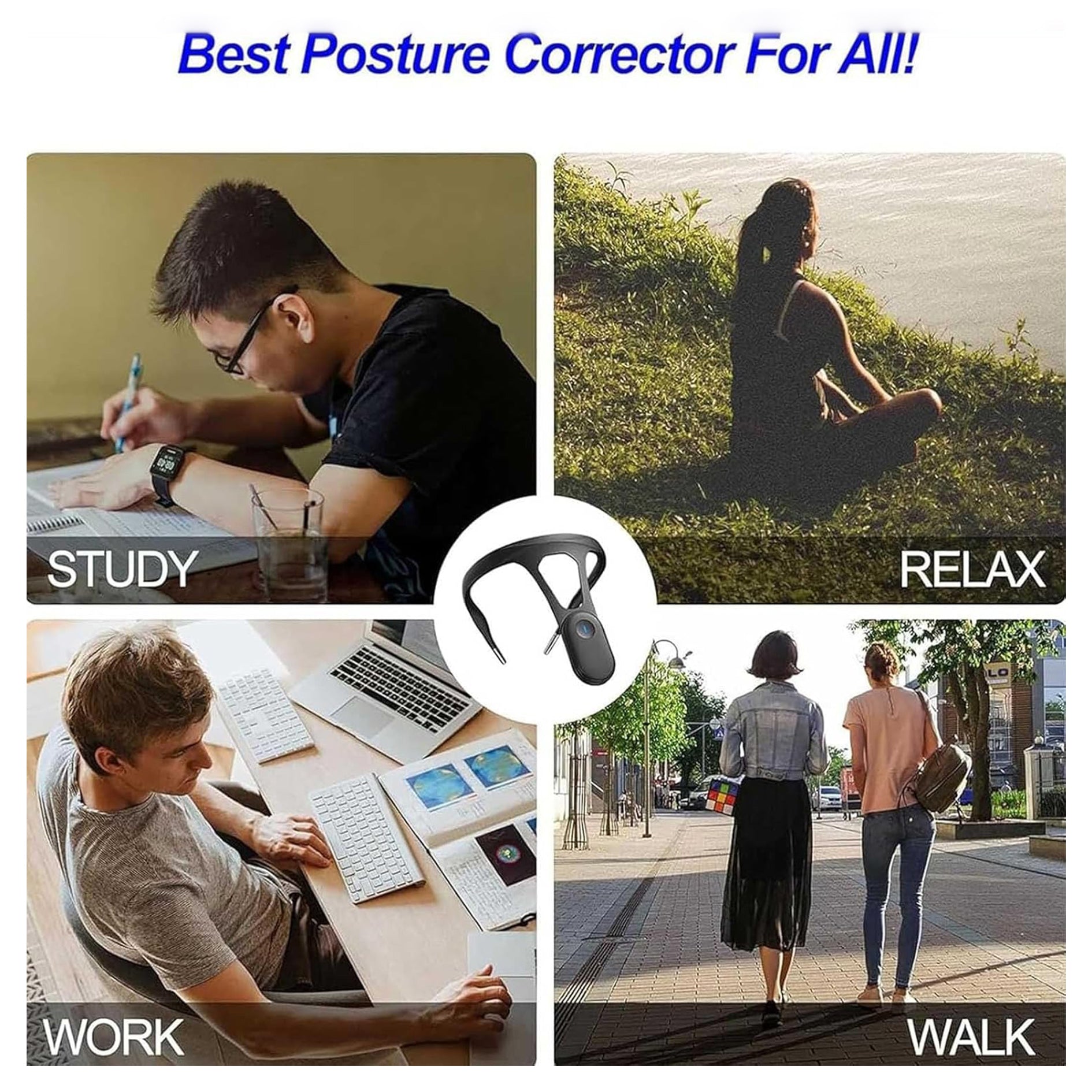 Ultra-thin silicone smart posture corrector