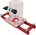 2 in 1 Invisible Fastener Slotting Jig – Aluminum Alloy Router Base for Woodworking