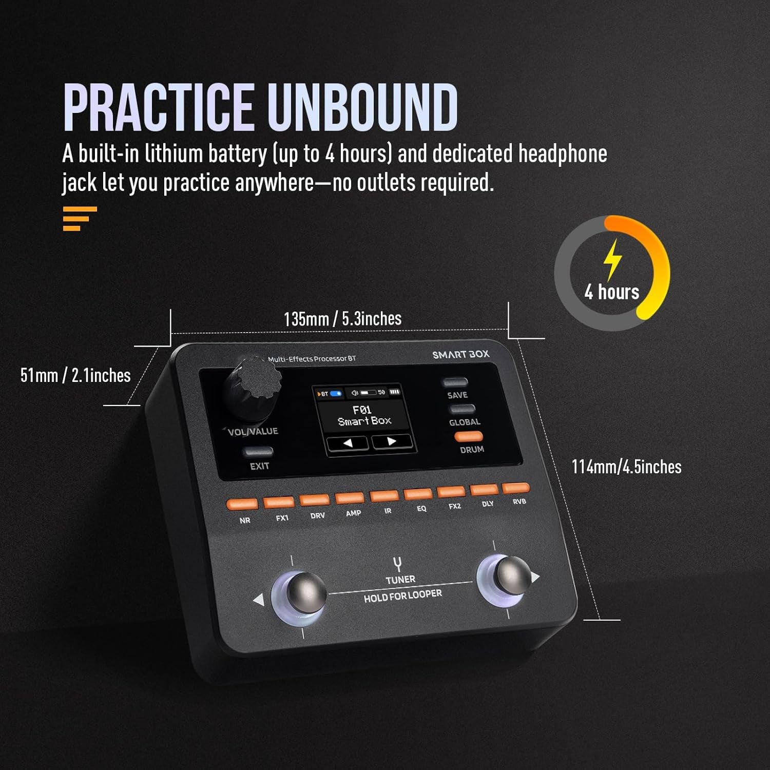 Multi-Effects Guitar Pedal