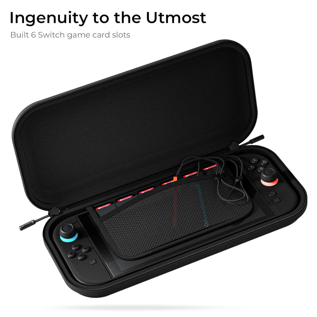 Travel Storage Case for Handheld Console – 20 Game Card Slots