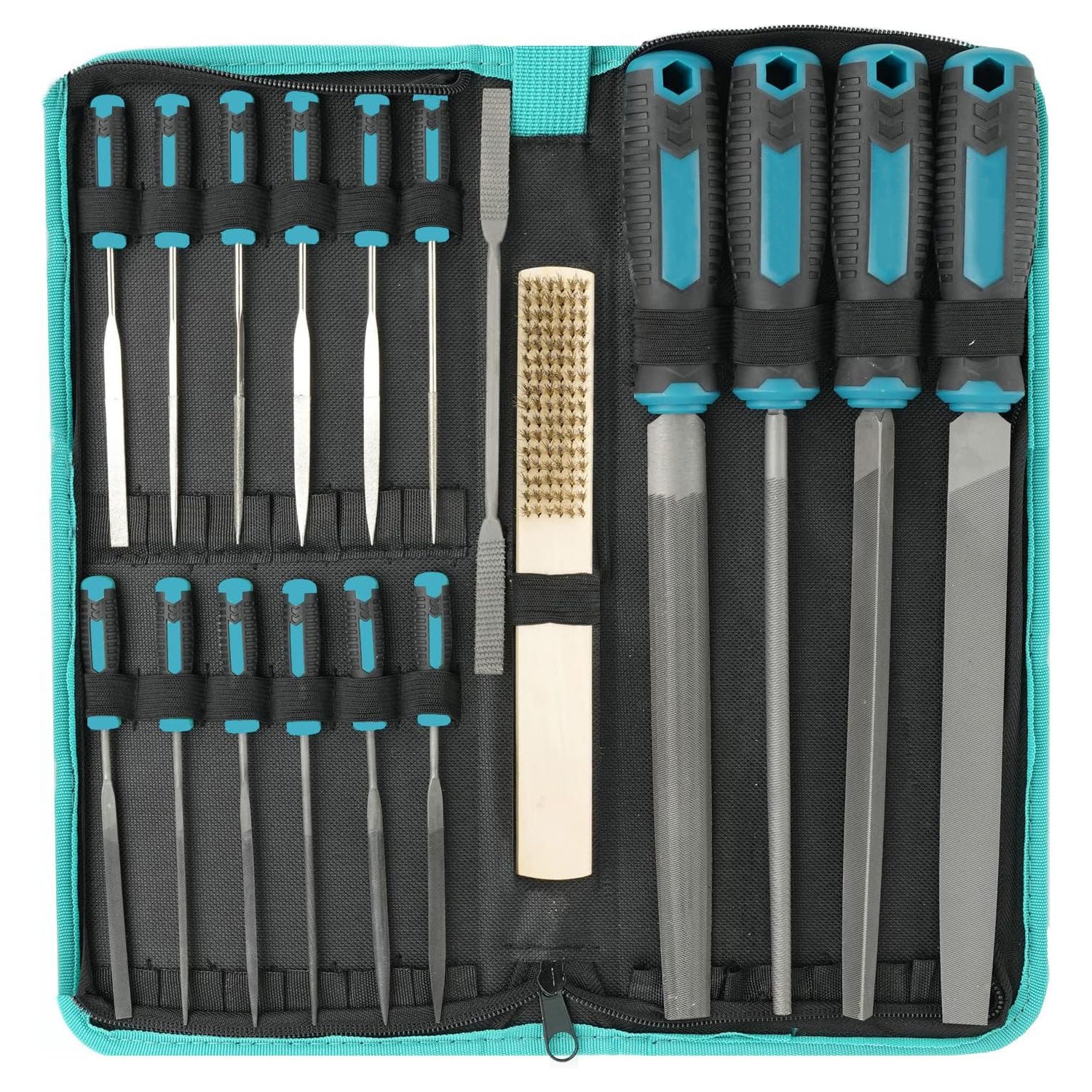 Metal File Set – 31 Pieces | Flat, Triangle, Half-Round, Round Files