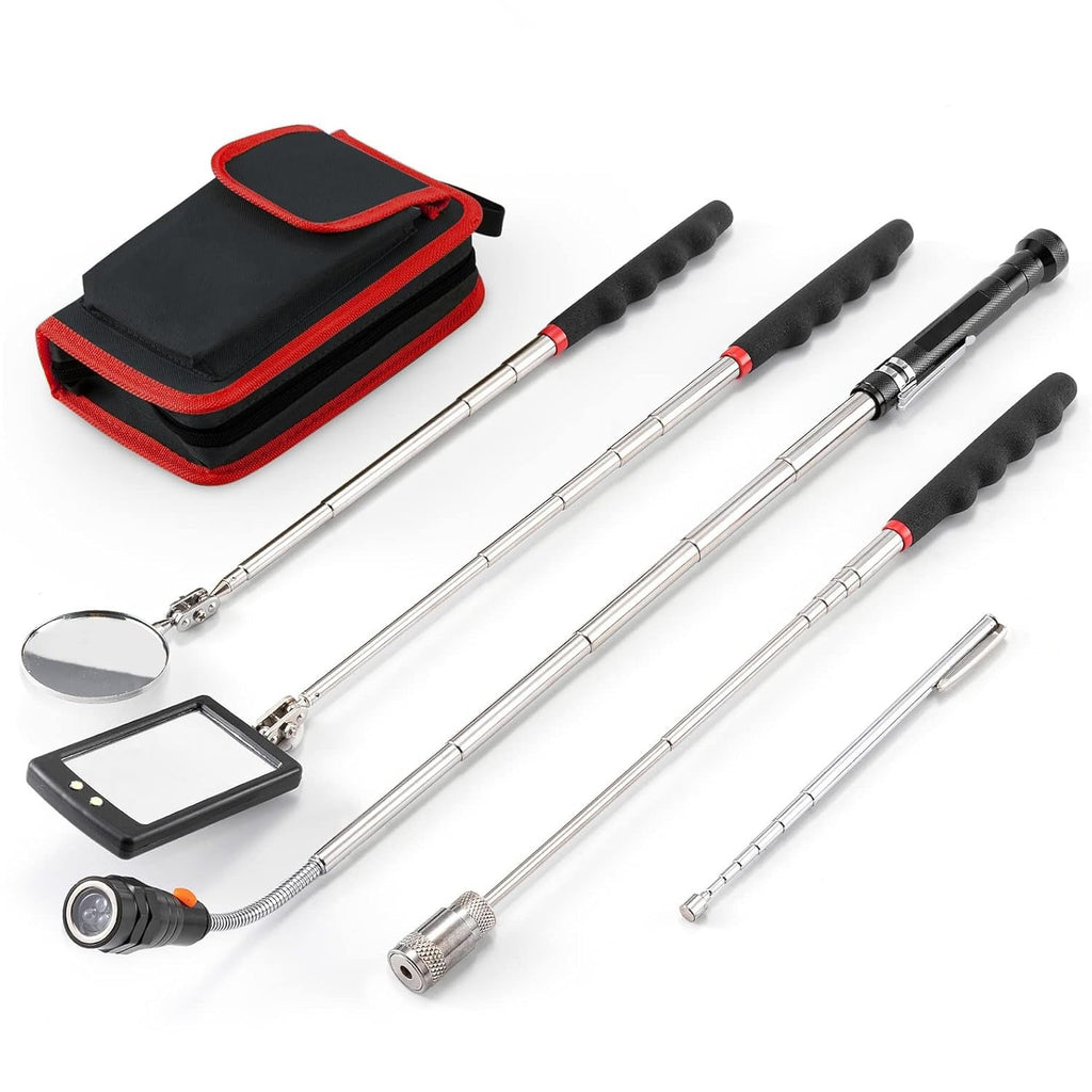 Telescopic magnetic pickup tool kit