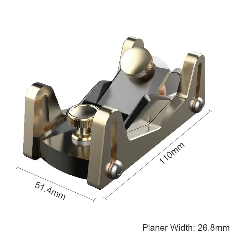 Mini Plane with Depth Skid – Precision Woodworking Tool for Small Projects
