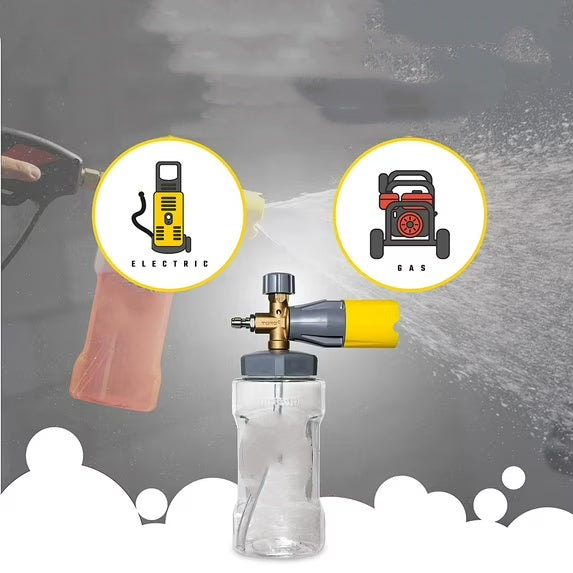 Foam Cannon – Adjustable, 34oz Bottle, Wide Coverage