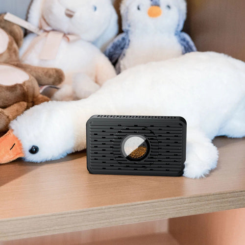 Aesthetically pleasing reusable camera dehumidifier