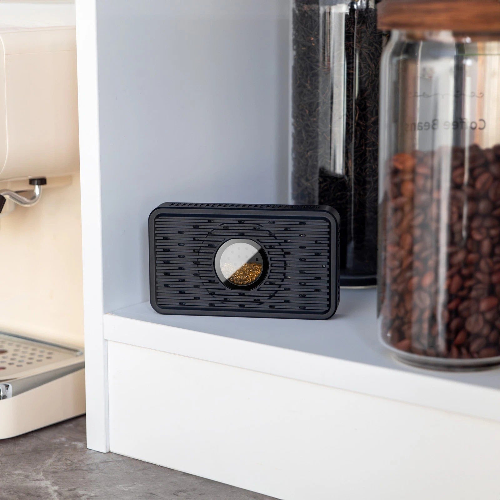 Aesthetically pleasing reusable camera dehumidifier
