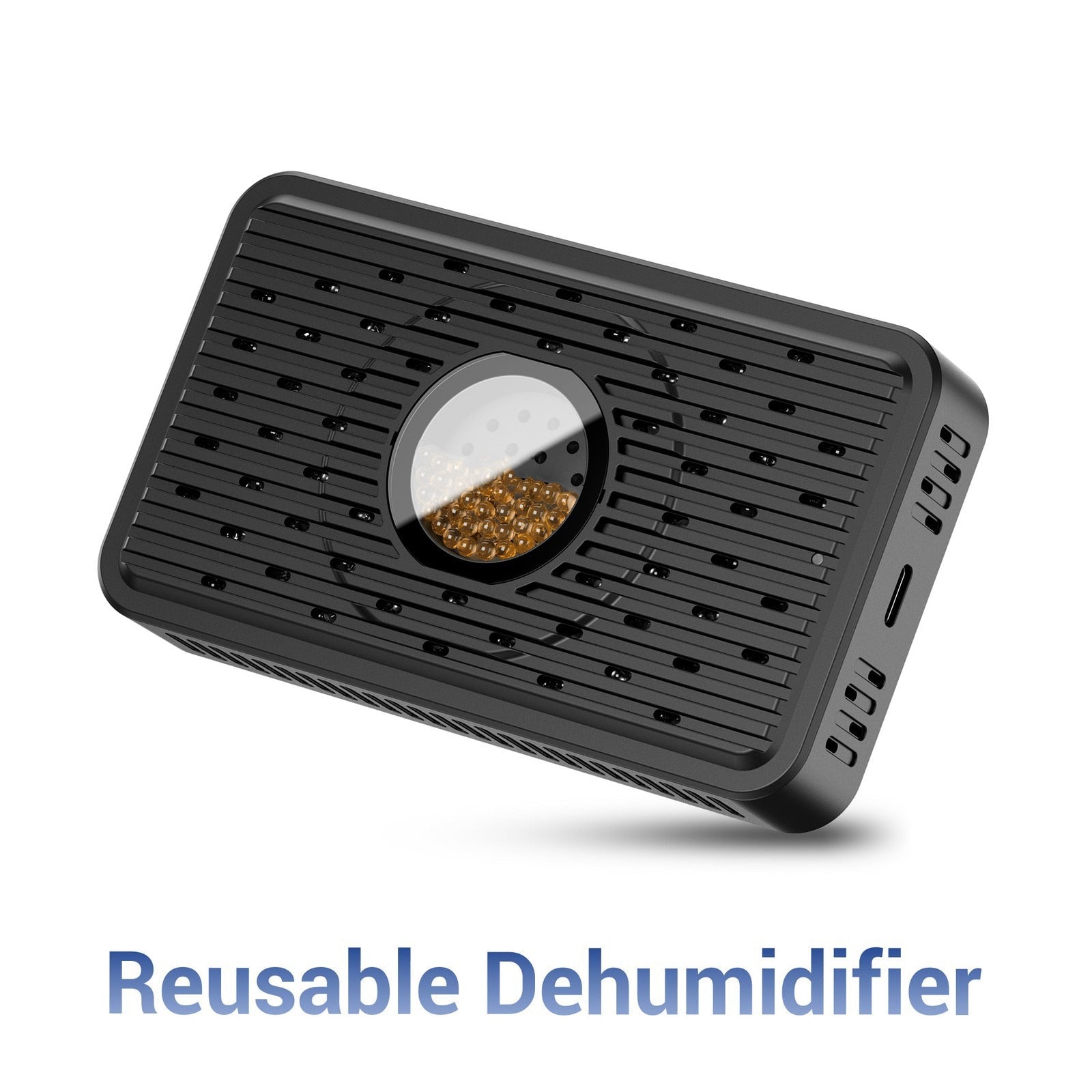 Aesthetically pleasing reusable camera dehumidifier