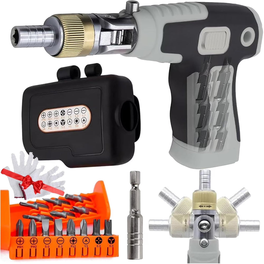 16-in-1 Multi Screwdriver Set – Ratchet Screwdriver with Magnetic Bits