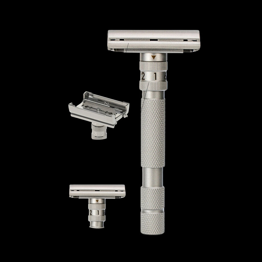 Stainless steel shaver set