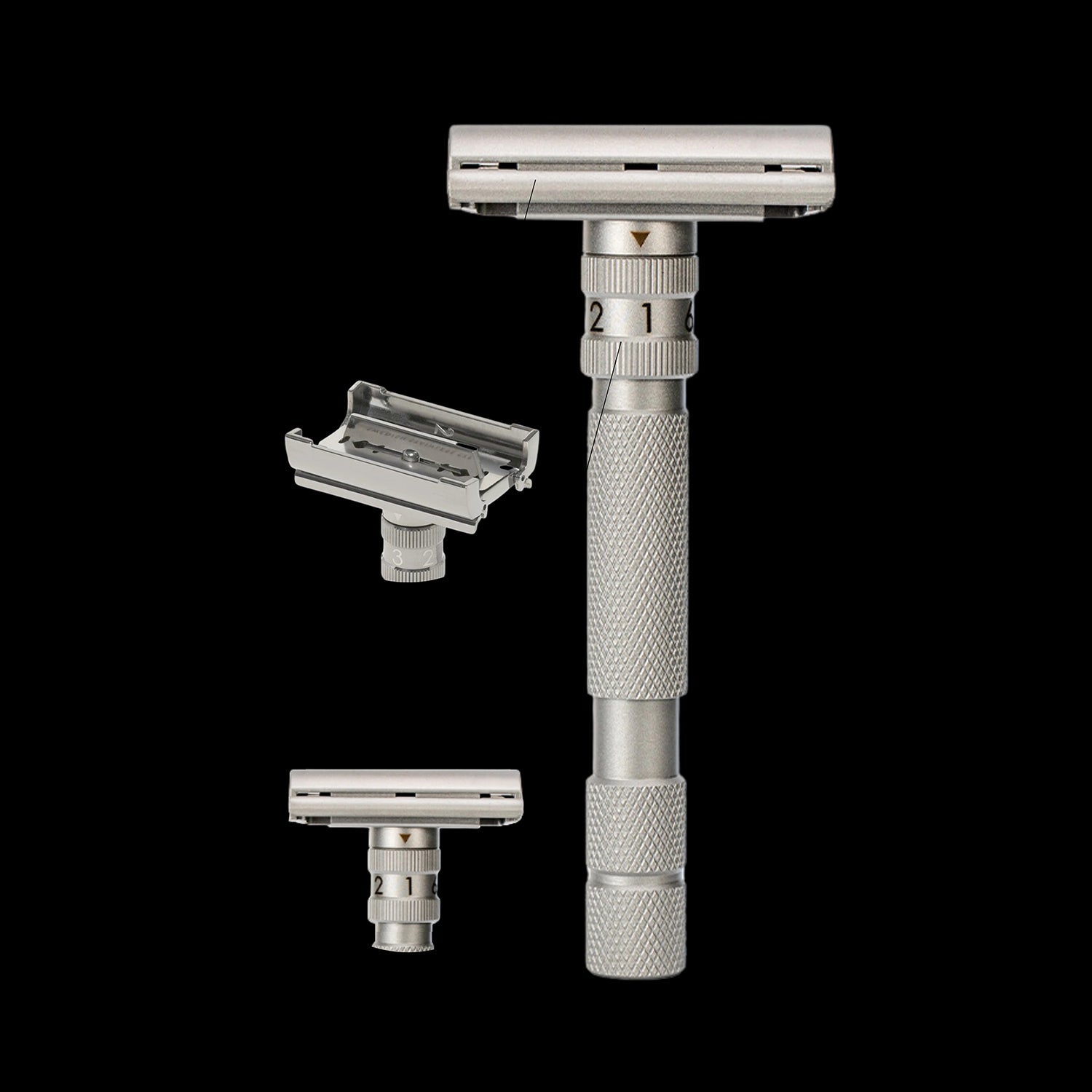 Stainless steel shaver set