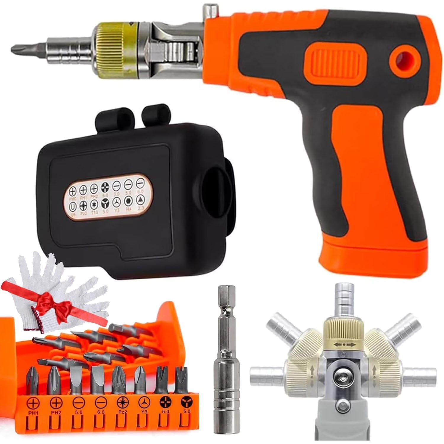 16-in-1 Multi Screwdriver Set – Ratchet Screwdriver with Magnetic Bits
