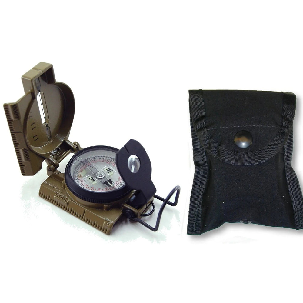 Tritium prism lens compass