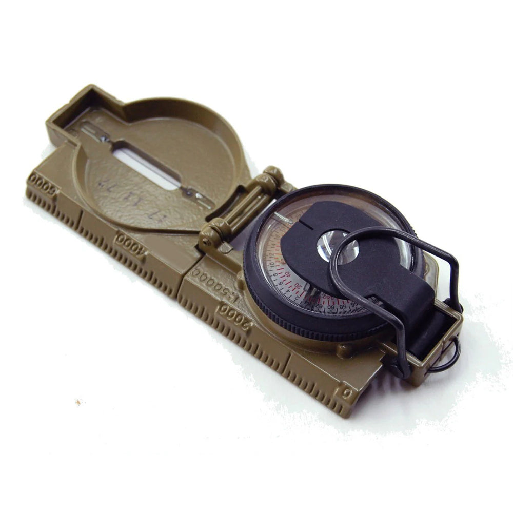 Tritium prism lens compass