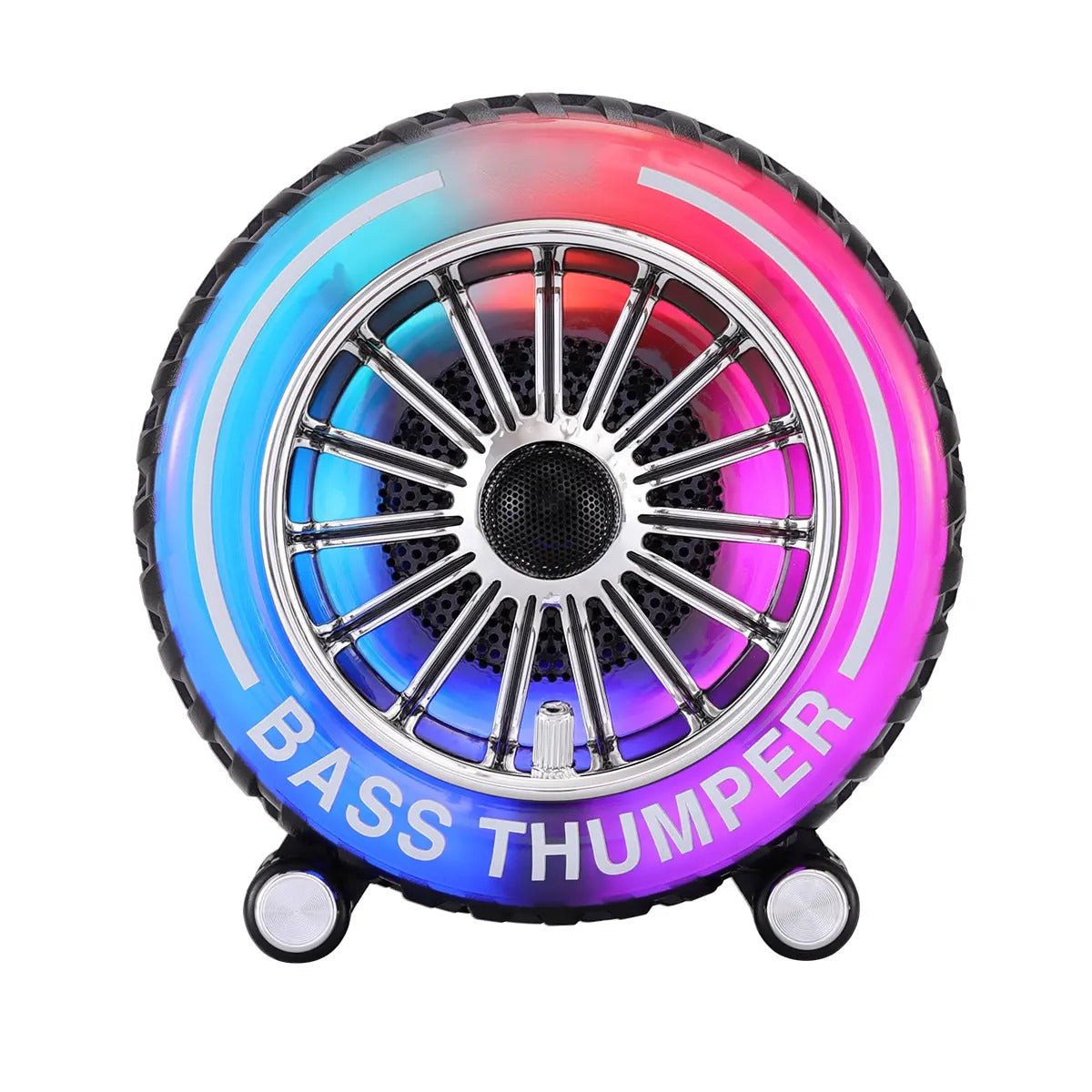 Classic Bluetooth speaker tire design