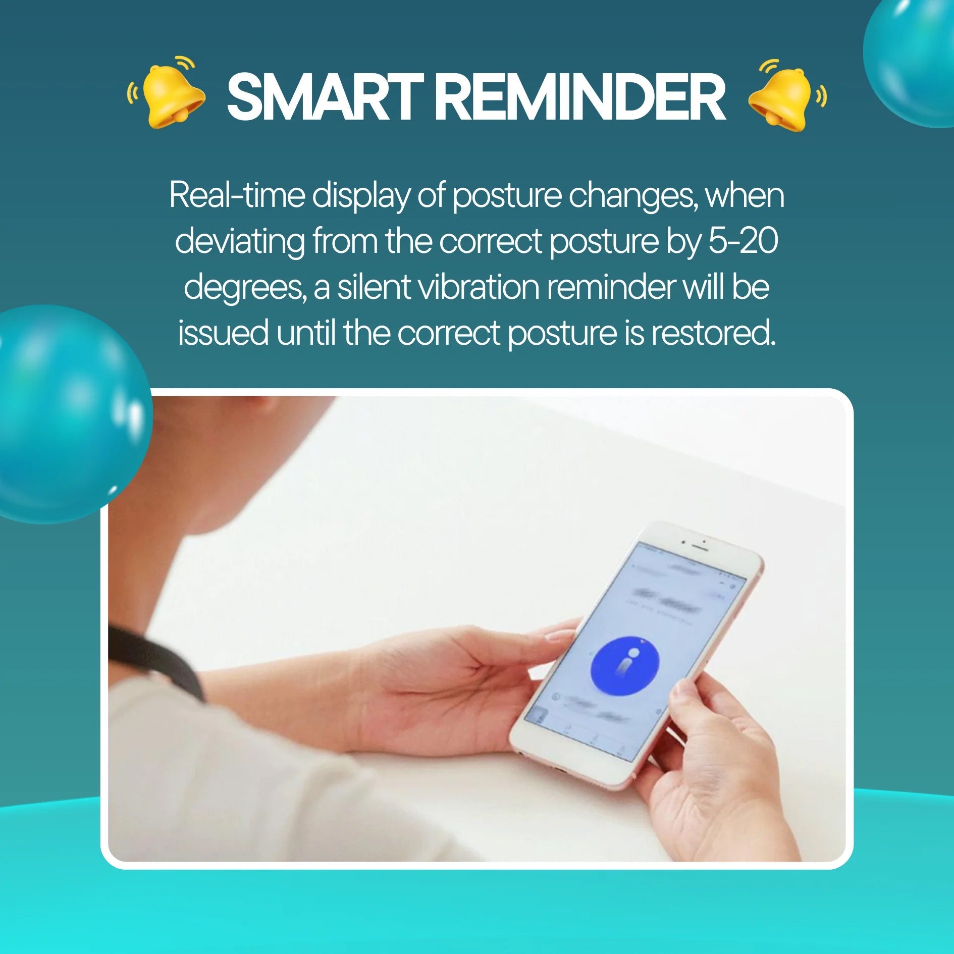 Ultra-thin silicone smart posture corrector
