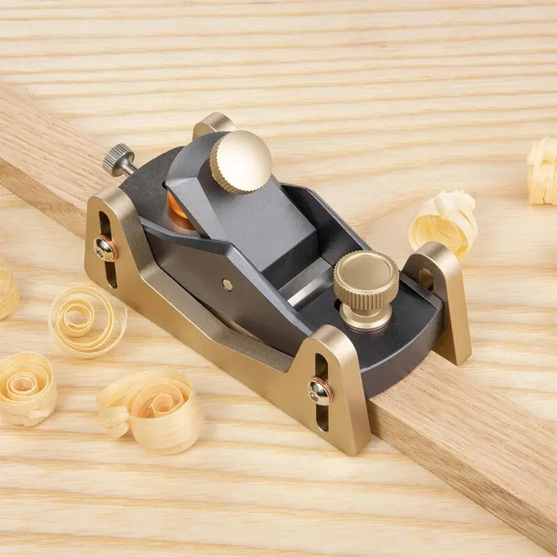 Mini Plane with Depth Skid – Precision Woodworking Tool for Small Projects